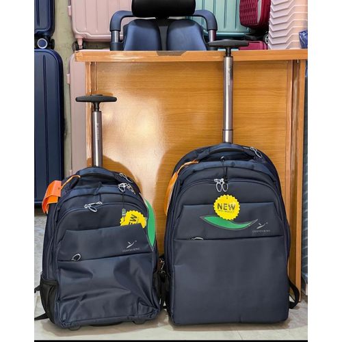 BLUE LUXURY Trolley/Backpack- 2set