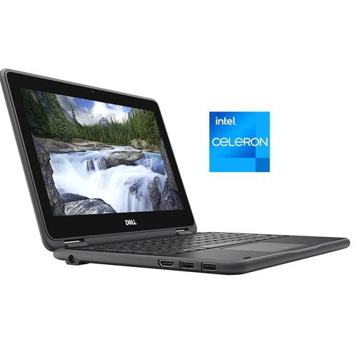 LATITUDE LAPTOP- INTEL CELERON -4GB RAAM - 128GB SSD- Windows 10 Mouse USB Light For Keyboard