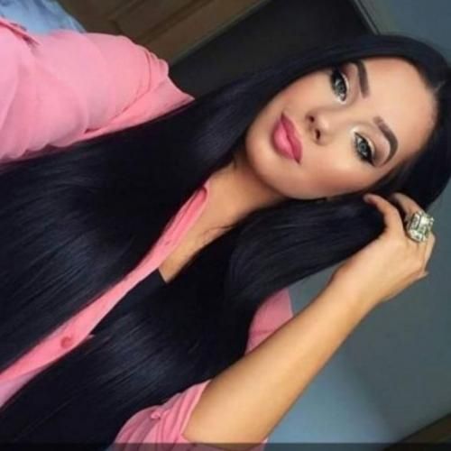 Soft And Beautiful Straight Hair Wig With Closure natural Color 18inch