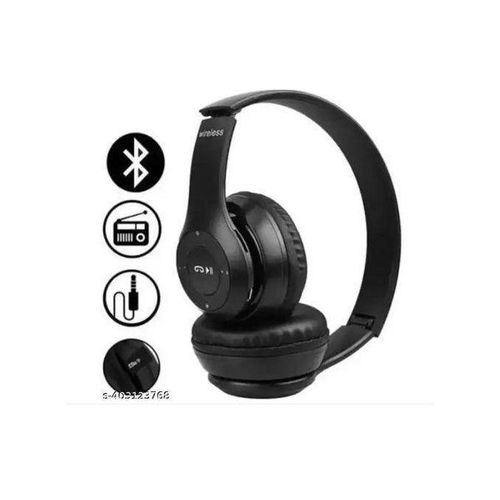 JBL J47 Wireless Headset Bluetooth Headphone for Android Iphone Pure Bass Headset Call and Music Gaming Foldable Headset