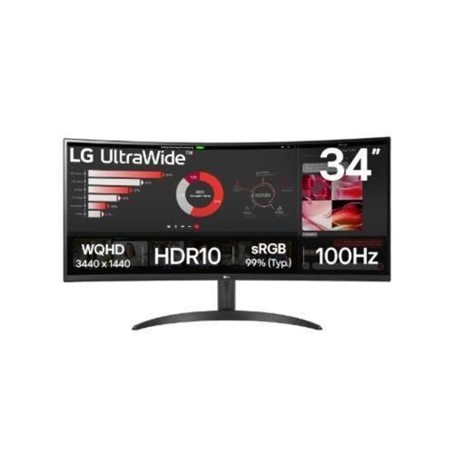 34 Ultrawide Qhd 100hz Curved Monitor