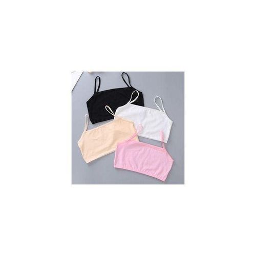UNIQUE Teenage tubeless Bra Tops 4 pcs Multicolor