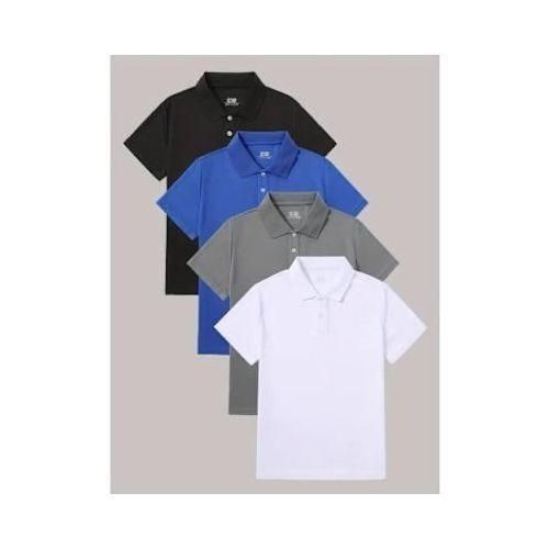 4 Set Children Polo Kids Tshirts For Boys And Girls Size10