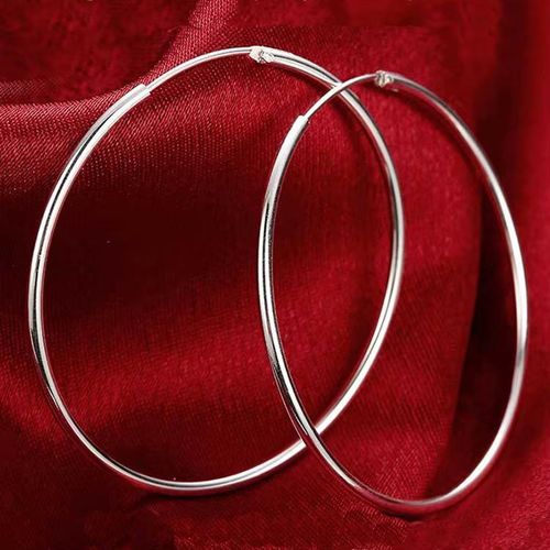 12cm Large Circle Hoop Earrings Personality Alloy Big Hoop Earrings Women Jewelry