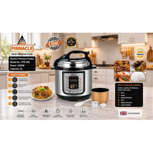 Electric Pressure Cooker 8L