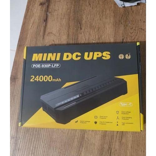 SKE POE-830P Mini DC UPS POE Router Power Bank 24000mAh For WIFI Router & CCTV