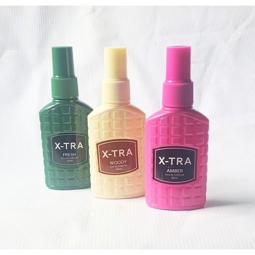 Special Perfume 3 in 1 of Xtra Pink , Yellow and GreenDeodorant Body Spray 50ml (all day comfort) Unisex x-tra