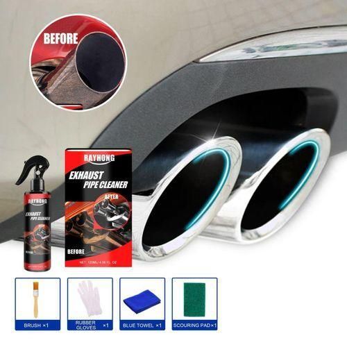 Powerful Car Exhaust Cleaner, Car Exhaust Pipe Cleaner, Chrome Polish for Motorcycle, Car Exhaust Tip Cleaner, Instant Car Exhaust Handy Cleaner