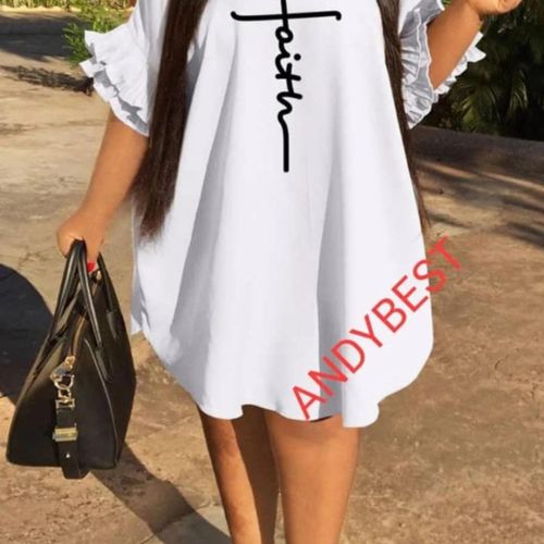 Beautiful free white gown for ladies