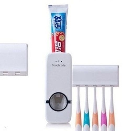 Automatic Toothbrush Holder And Toothpaste Dispenser
