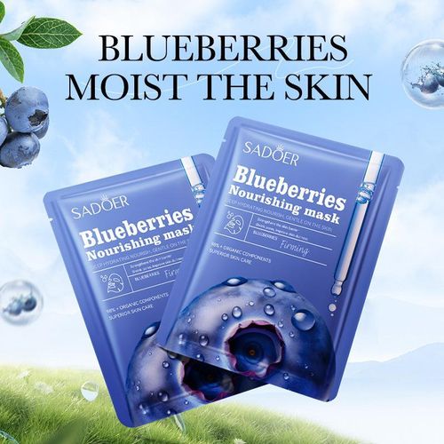 Wonderful Blueberries mask & Anti Wrinkle Moisturizing Skin Care- 2pcs