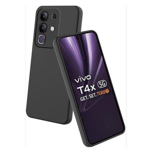 Silicon Back Case For Vivo Y29 4g / Vivo T4x 5g - Black
