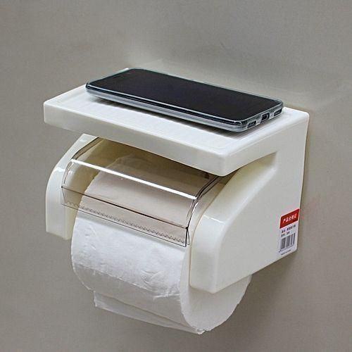 Neutral Packing Toilet Roll Tissue Paper Holder - White