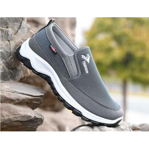 Mark Casual Slip-on Shoes - Grey