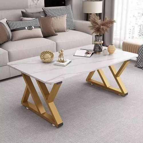Glossy MDF Nordic Rectangle Center Table- Living Room WOODEN