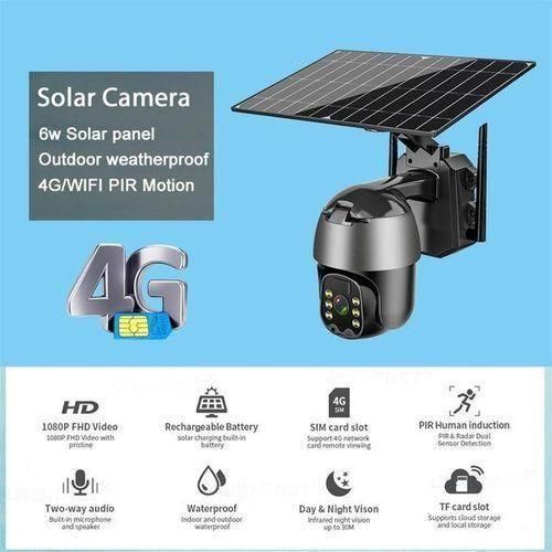 Rotational Solar Powered 4G PTZ CCTV Wireless Camera