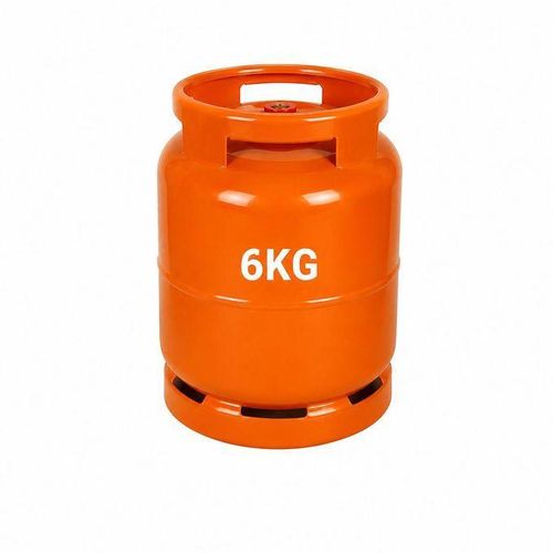 6KG Orange GAS CYLINDER - RUST PROOF