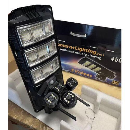 Ptz 2 in 1 solar camera + street light