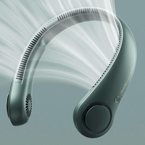 Portable Neck Fan Handsfree Personal Fan Rechargeable Bladeless Fan with multi-Speeds