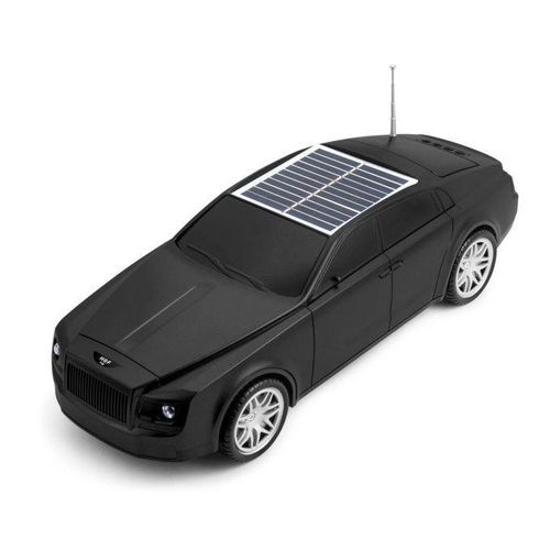 F98 Luxury Car Wireless Bluetooth Speaker With Solar Panel & Flashlight