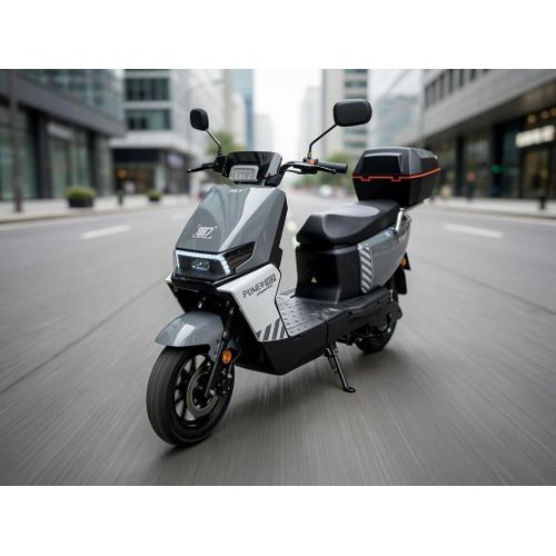 Electric Scooter With LED Display Storage Box Long Range Battery