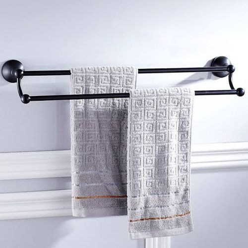 Superior Rail Towel Hangers 70cm Black