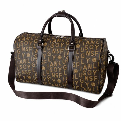 Large Capacity Printed Travel Duffel Bag Waterproof Weekender Overnight Carry On Bag with Detachable Shoulder Strap for Men Women Business Trip Gym