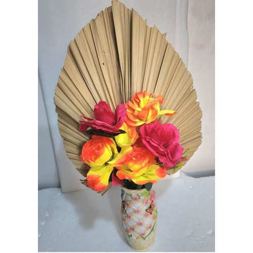 Ceramic Vase and Flower