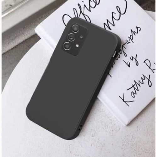 Galaxy A52 Silicone Back Case Black