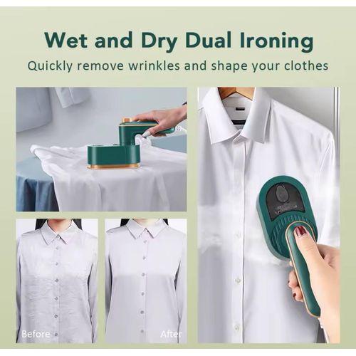 Mini Rotating Steam Iron Handheld Wet Dry Double Hot Steam Generator Portable Garment Steamer