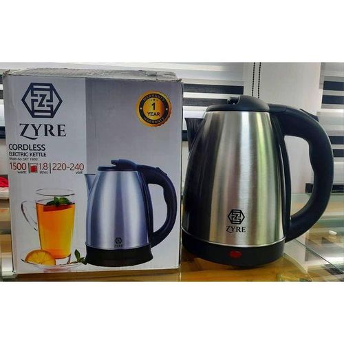 Electric kettle with automatic and manual switch off