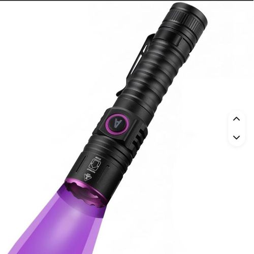 Zoom 365/395nm High Bright UV Flashlight Aluminum Alloy USB Charging Torch for Pet Urine Cat Tinea Marker Scorpion Leakage