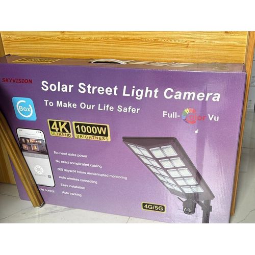 1000W Solar Street Light With Camera 4K