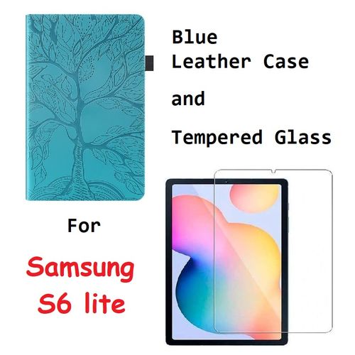Leather Case And Screen Guard For Samsung S6 Lite