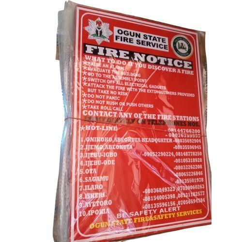 Ogun State Fire Service Fire Safety Notice Board