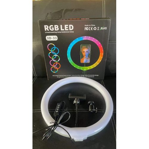 13 Inches RGB Ringlight +Tripod Stand