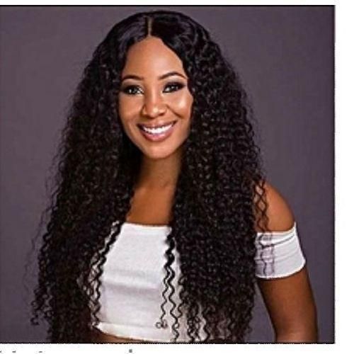 Quality Full Curls Hair Weavon With Clousre Colour 1b