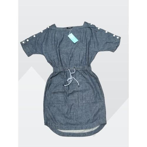 Super quality ladies luxury patterned jeans short gown