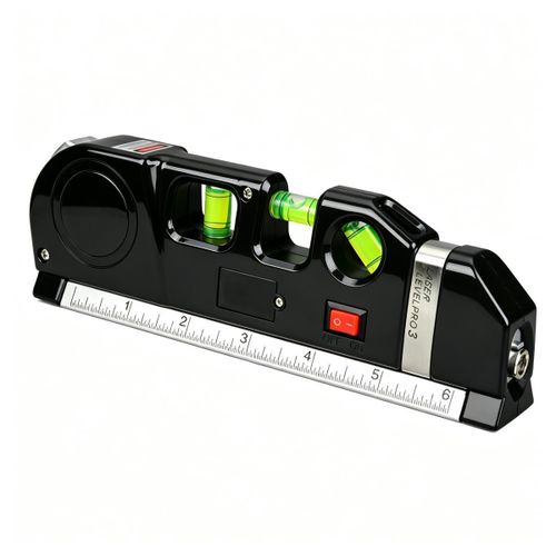 Laser Layout Measuring Tool Kit with Dual Metric Rulers for Home Renovation & Daily Measurement Tasks