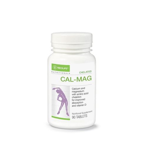 WELLNESS NUTRITION Chelated Cal-Mag with 500 IU Vitamin D3 – 90 Tablets (Single)