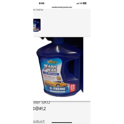 Wax Shield Xtreme Wash Plus Wax Car Shampoo 2L