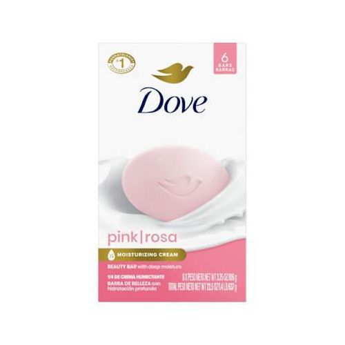 Pink Rosa Moisturizing Cream Beauty Bar Soap