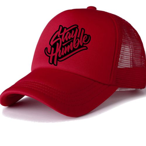 Nice Design Unisex Face Cap- Red
