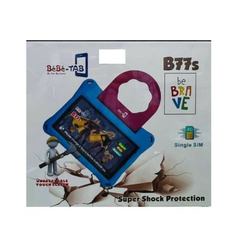 B77s Unbreakable Kids Tablet 128GB ROM/4GB RAM- Sim Enabled