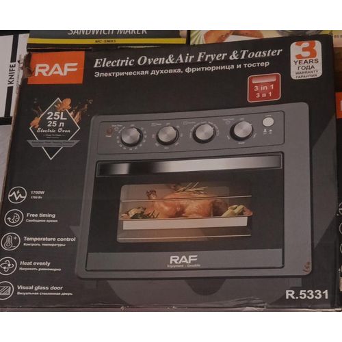 3-in-1 Electric Oven, Air Fryer & Toaster (25 Litres,