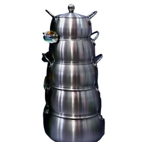 5Set Aluminum Pots