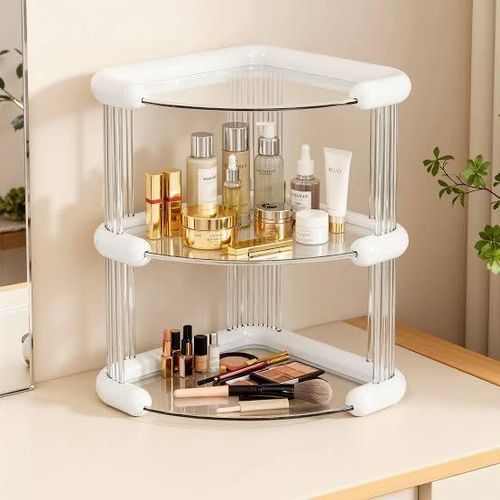 Makeup Organizer for Vanity - Acrylic Skincare Storage, Perfume Organizers for Bathroom Counter, Multi-Tier Cosmetic Dresser Organizer, Lipstick and Toiletry Holder