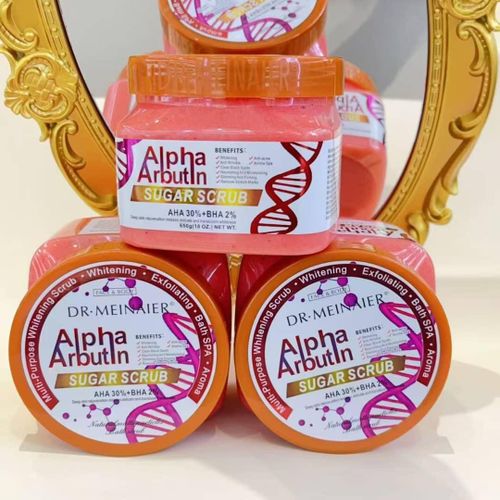 Alpha arbutin sugar scrub (aha 30%, BHA 2%) 1 pc