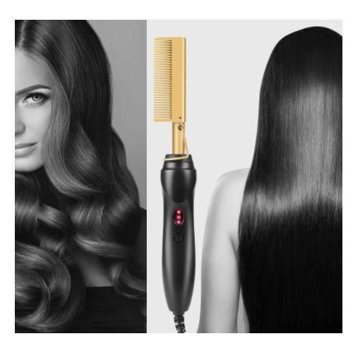 Hot Comb Hair Straightener/Electric Heating Straighten Comb