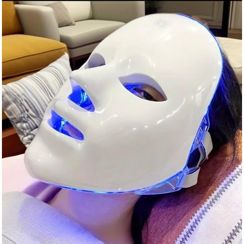 7-Color Facial Mask Device, Portable Skincare Tool, Home Beauty Care Kit, USB Rechargeable, Gift for Girlfriend and Valentine's Day Present